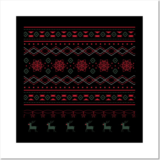 Classic Chrismas Sweater Wall Art by BloomInOctober